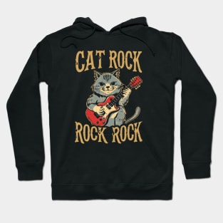 Cat rock Music Hoodie